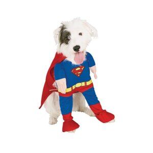DC Comics Deluxe Superman Pet Costume Large🆕SHIPS FAST😮💨⚡